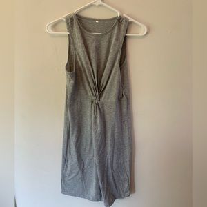 Grey Jersey Summer Dress